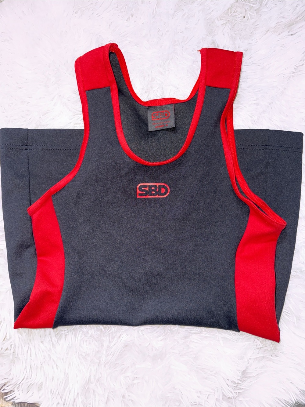 SBD Women’s Black and Red Training Singlet